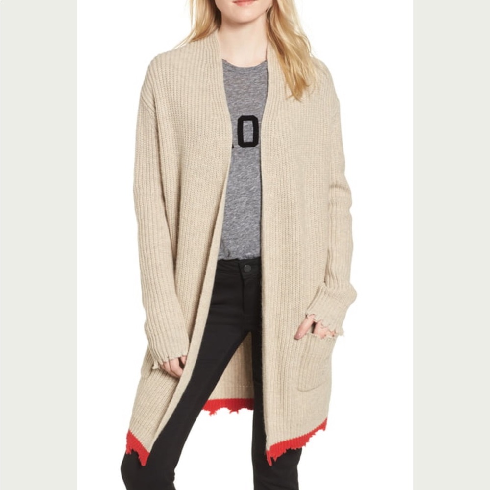 **SOLD** ZADIG & VOLTAIRE Open Front Cardigan S